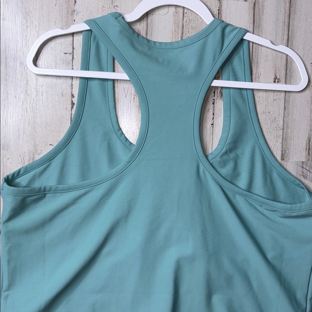 Women's Teal Sports Tank - Picture 6 of 6